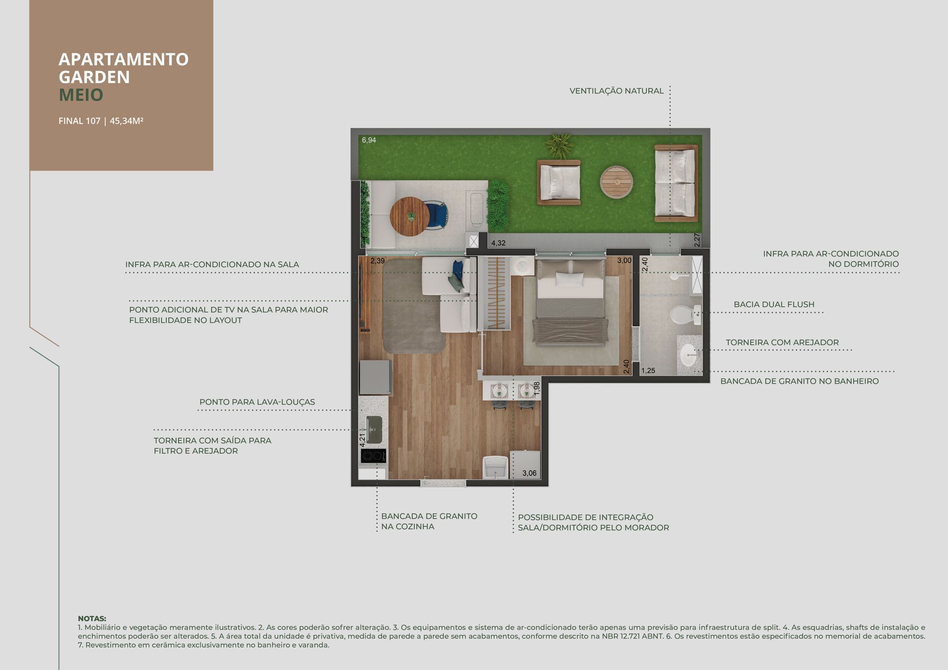 Apartamento, 1 quarto, 36 m² - Foto 16