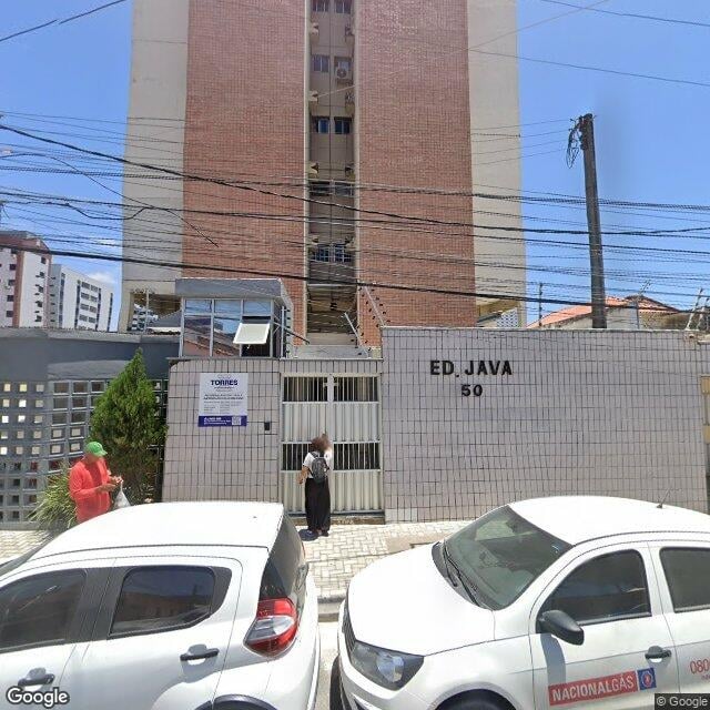 Imagem estática do "Street View" da localização
