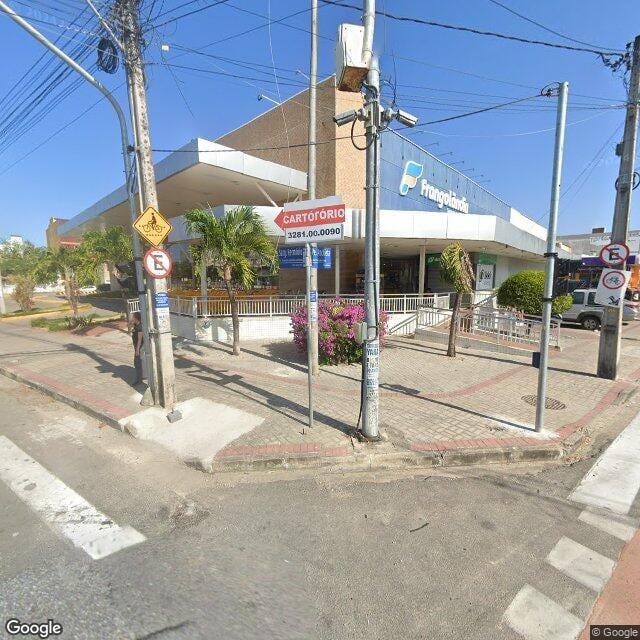 Imagem estática do "Street View" da localização