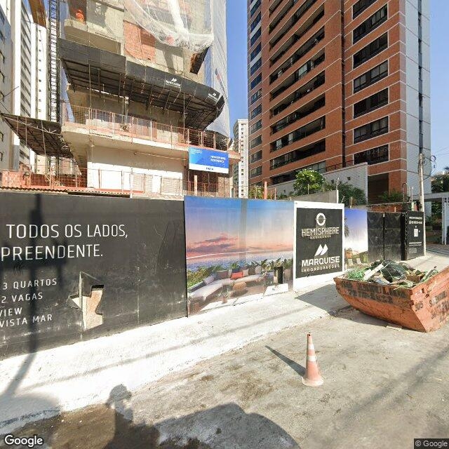 Imagem estática do "Street View" da localização