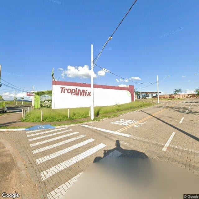 Imagem estática do "Street View" da localização