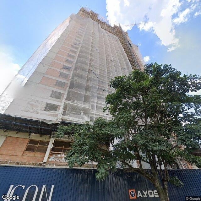 Imagem estática do "Street View" da localização
