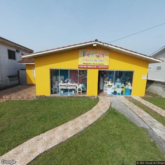 Imagem estática do "Street View" da localização