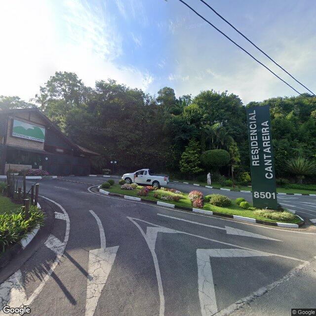 Imagem estática do "Street View" da localização