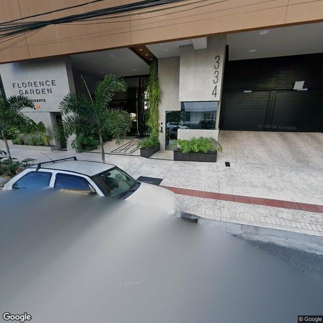Imagem estática do "Street View" da localização