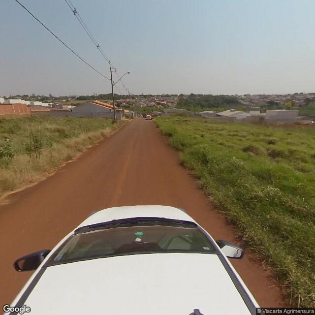 Imagem estática do "Street View" da localização