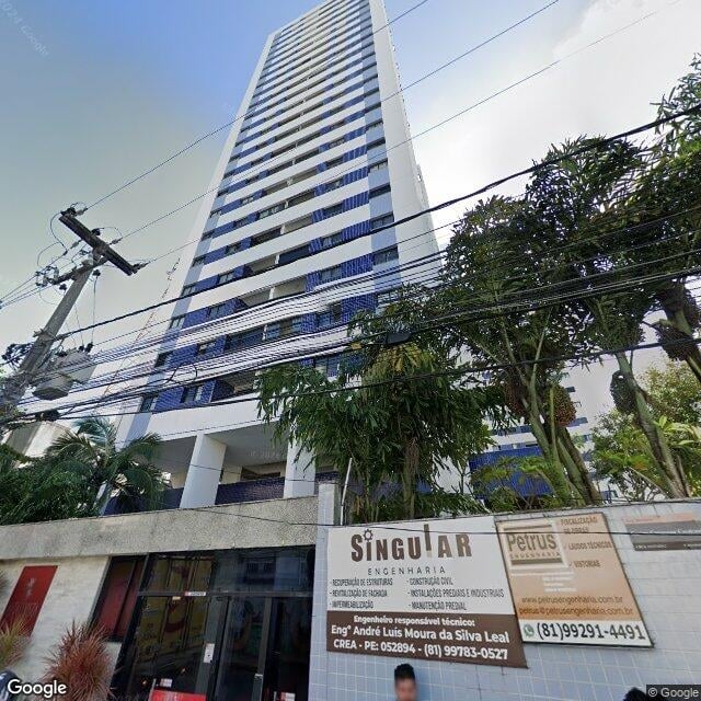 Imagem estática do "Street View" da localização