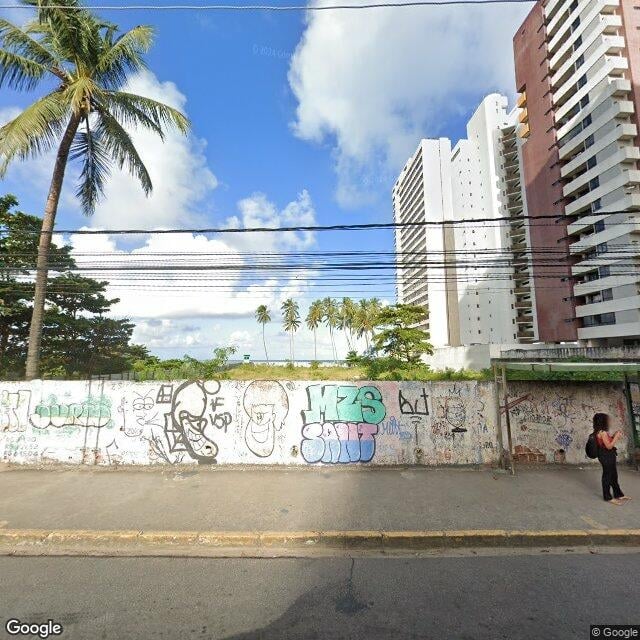 Imagem estática do "Street View" da localização