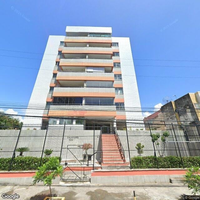 Imagem estática do "Street View" da localização