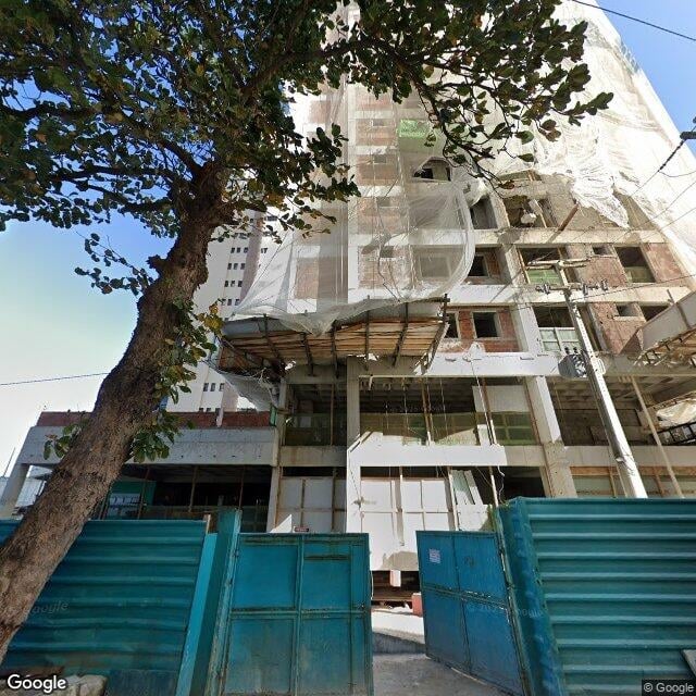 Imagem estática do "Street View" da localização
