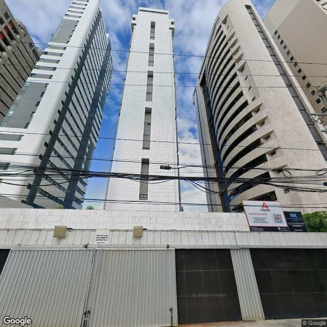 Imagem estática do "Street View" da localização
