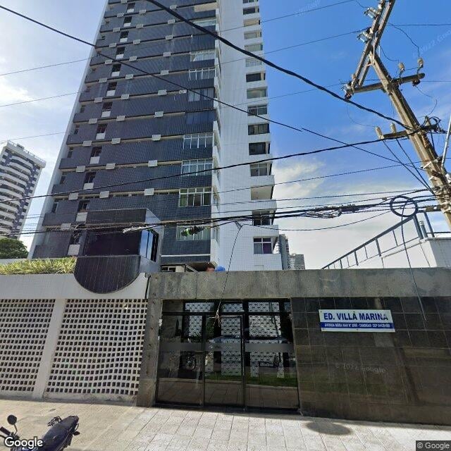 Imagem estática do "Street View" da localização