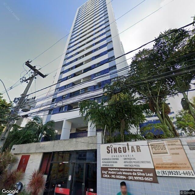 Imagem estática do "Street View" da localização