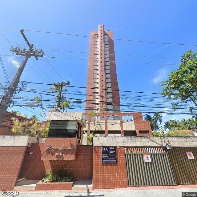 Imagem estática do "Street View" da localização