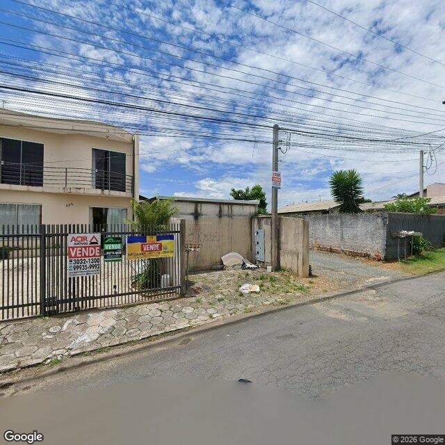 Imagem estática do "Street View" da localização