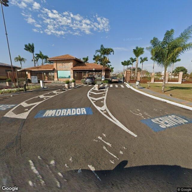 Imagem estática do "Street View" da localização