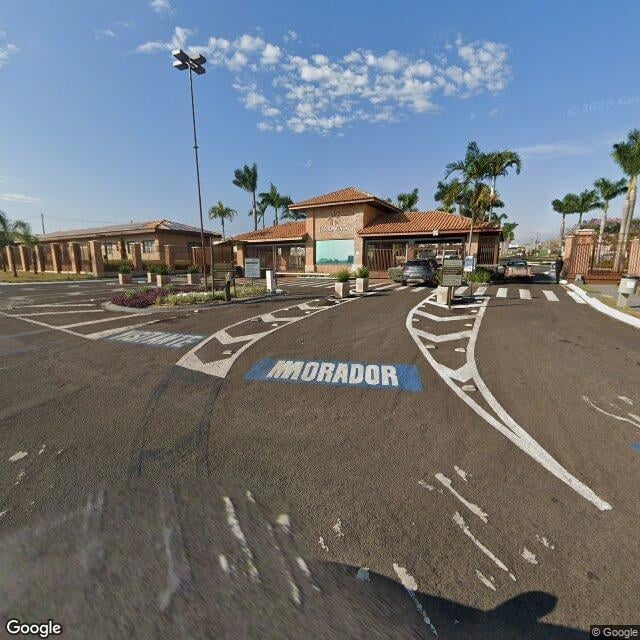 Imagem estática do "Street View" da localização