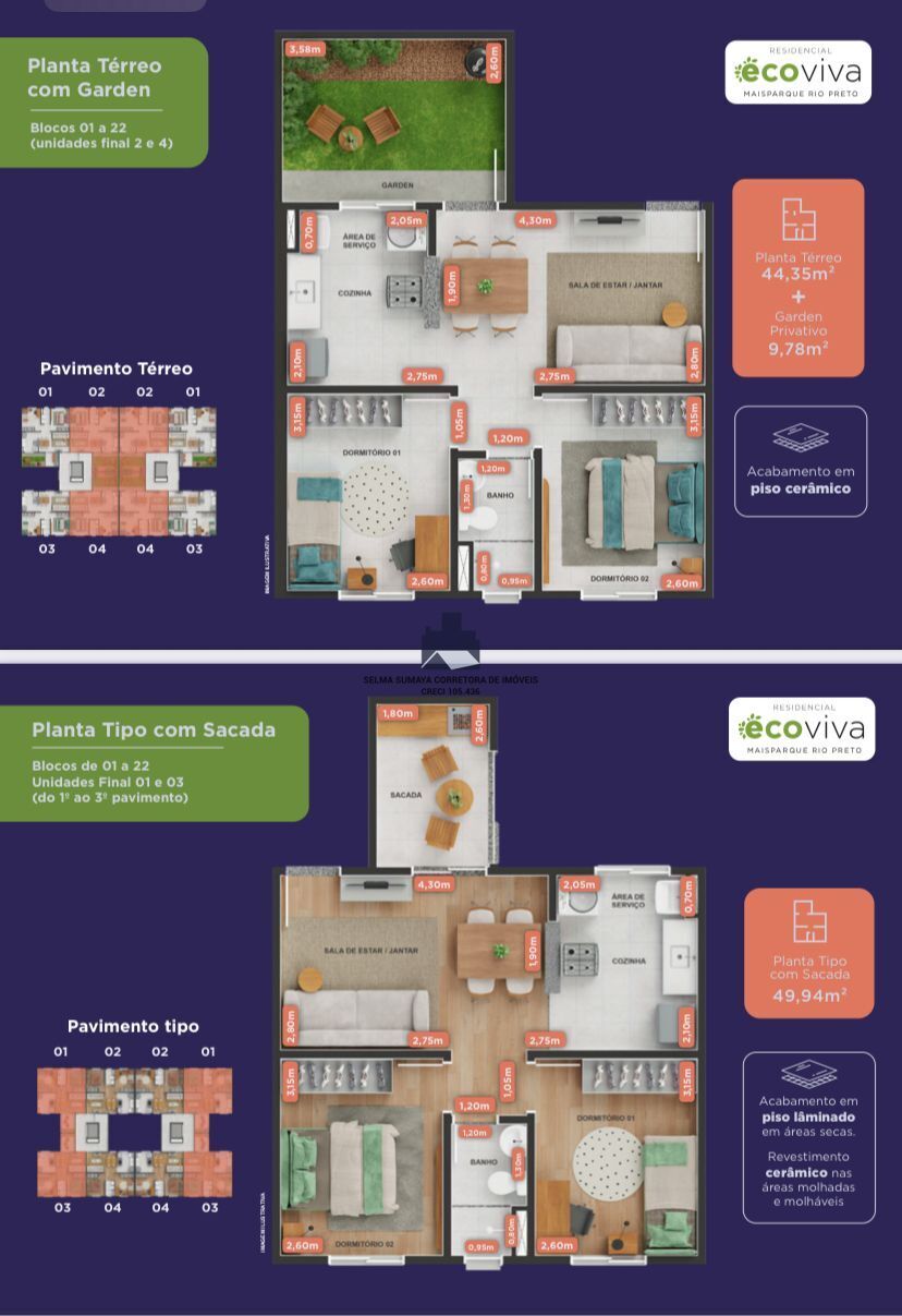 Apartamento com 2 quartos à venda, 48m² — foto 6 de 8