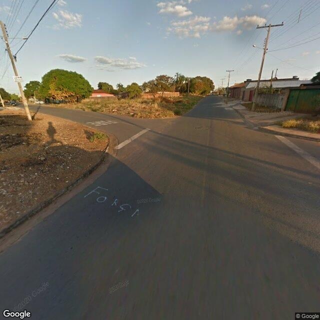 Imagem estática do "Street View" da localização