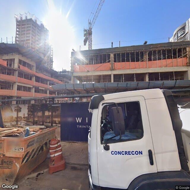 Imagem estática do "Street View" da localização