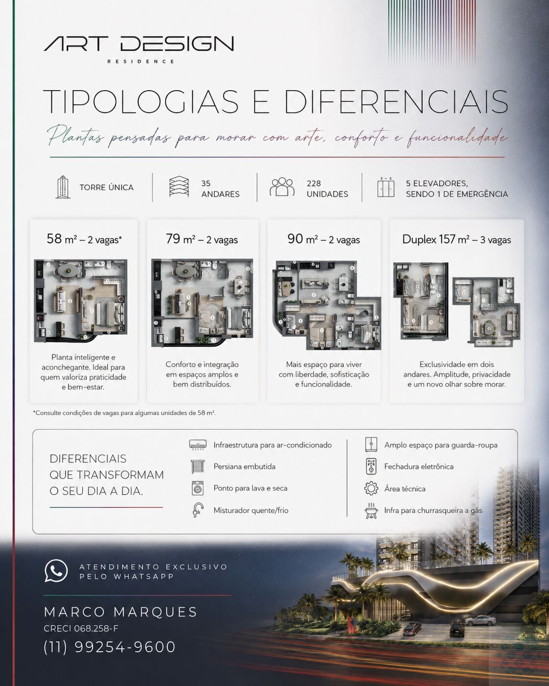 Apartamento, 2 quartos, 58 m² - Foto 11