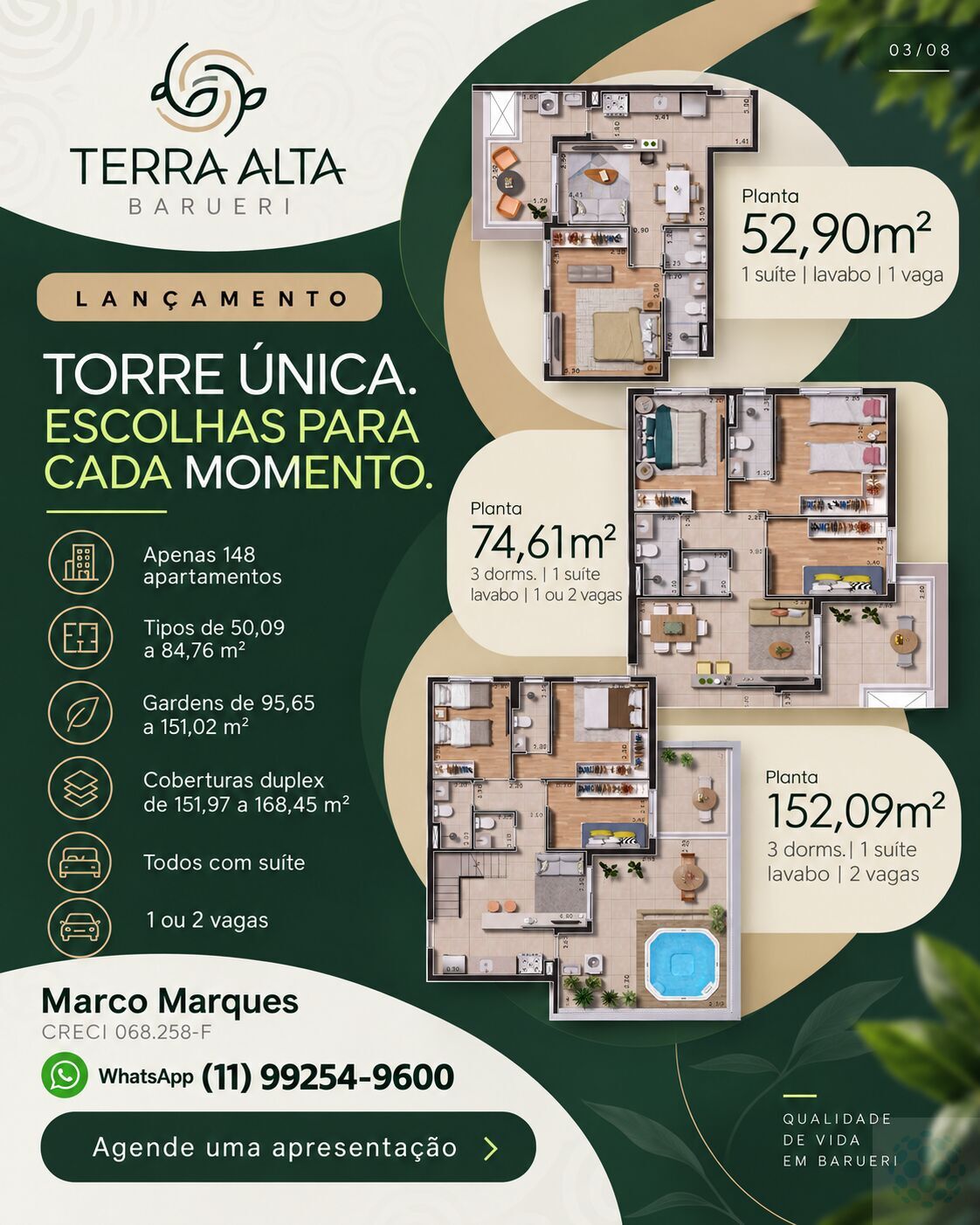 Apartamento, 1 quarto, 50 m² - Foto 3
