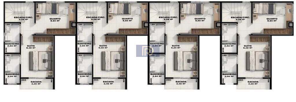 Sobrado, 2 quartos, 68 m² - Foto 18