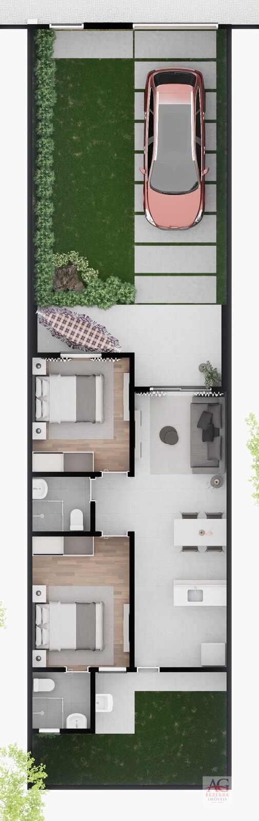Casa, 2 quartos, 135 m² - Foto 2