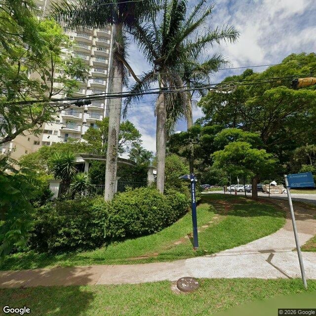 Imagem estática do "Street View" da localização