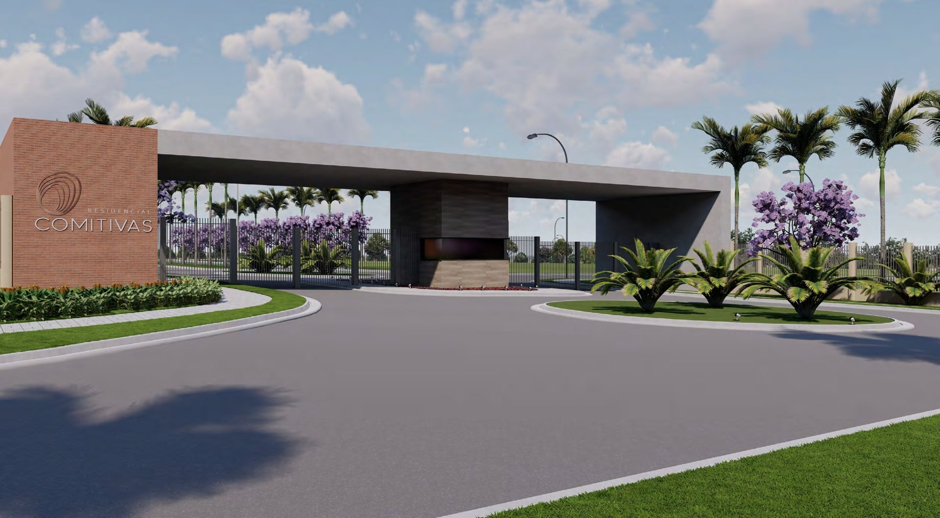Residencial Comitivas — perspectiva ilustrativa