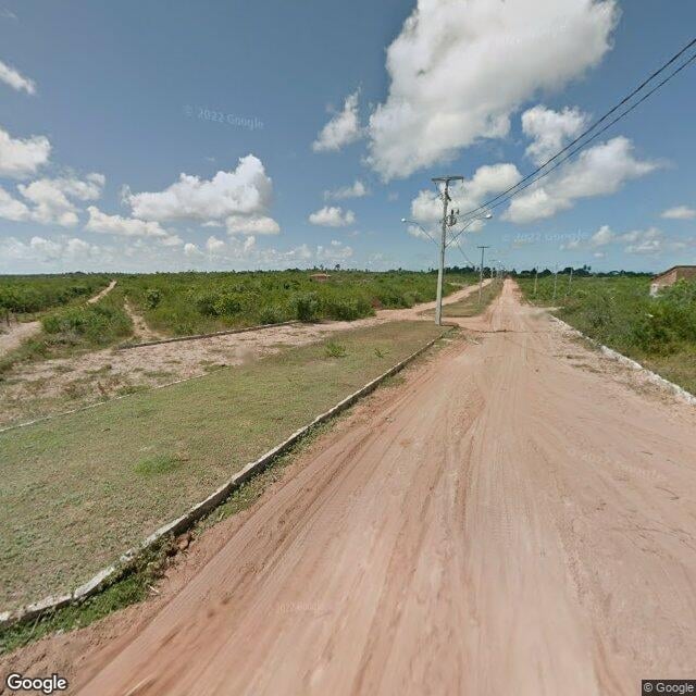 Imagem estática do "Street View" da localização