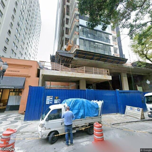 Imagem estática do "Street View" da localização