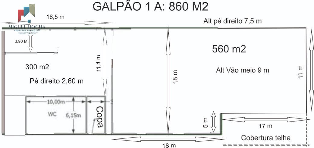 CondoVille Condomínio Industrial - Galpão Industrial para locação