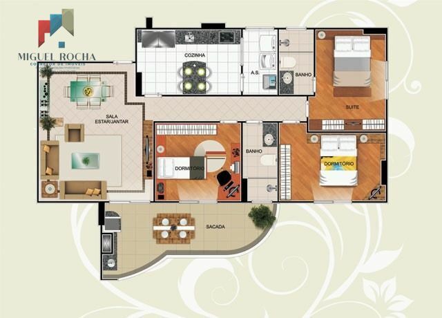Apartamento à venda no bairro Canto do Forte - Praia Grande/SP
