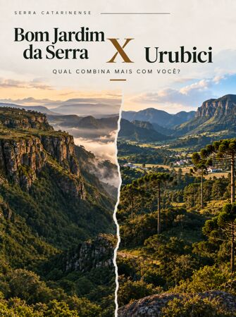 Bom Jardim da Serra × Urubici: dois gigantes do turismo de montanha