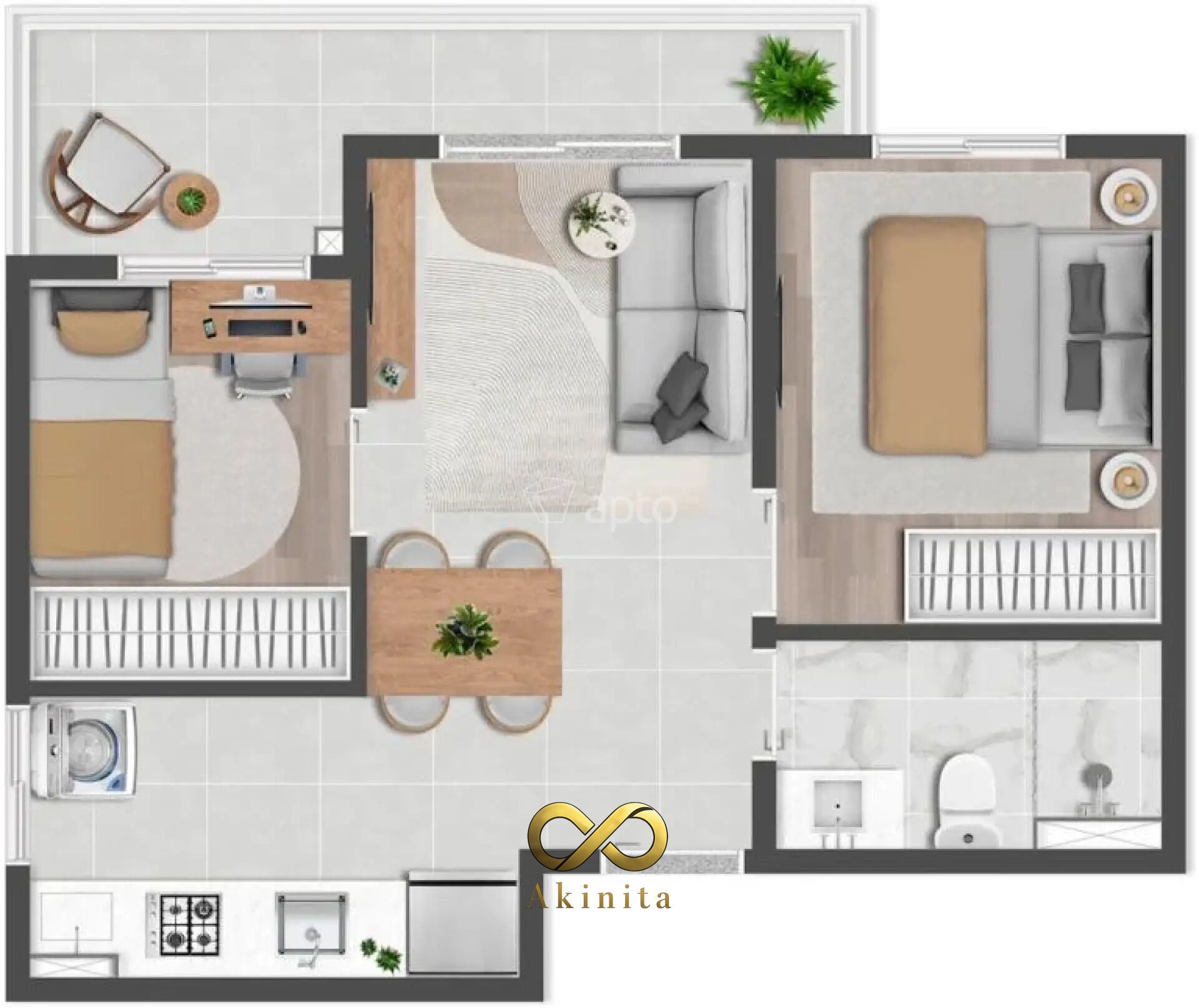 Apartamento à venda com 2 quartos, 1 banheiro, 1 vaga e 35m² no Mandi, Itaquaquecetuba (SP) — foto 5 de 22