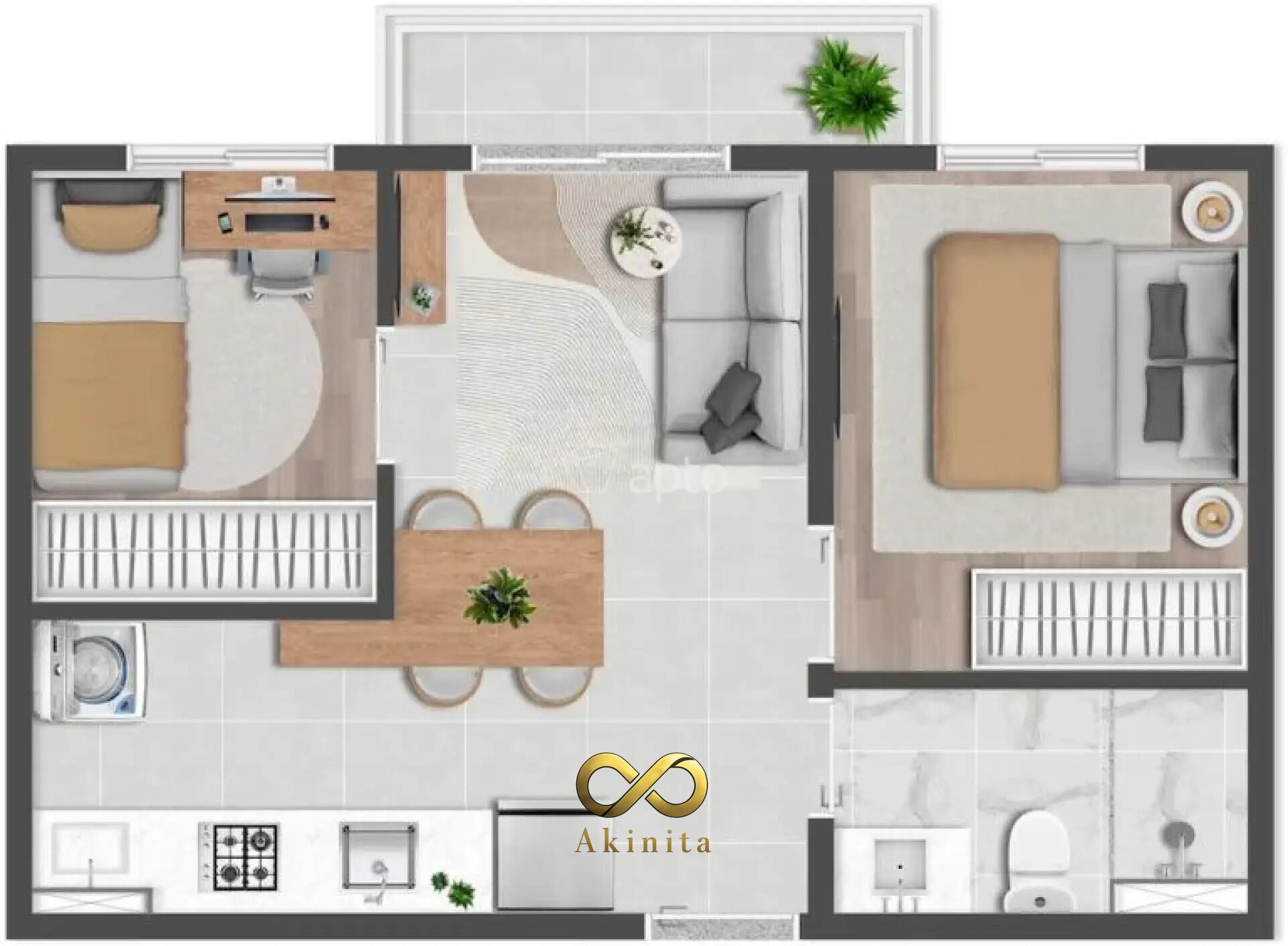 Apartamento à venda com 2 quartos, 1 banheiro, 1 vaga e 35m² no Mandi, Itaquaquecetuba (SP) — foto 8 de 22