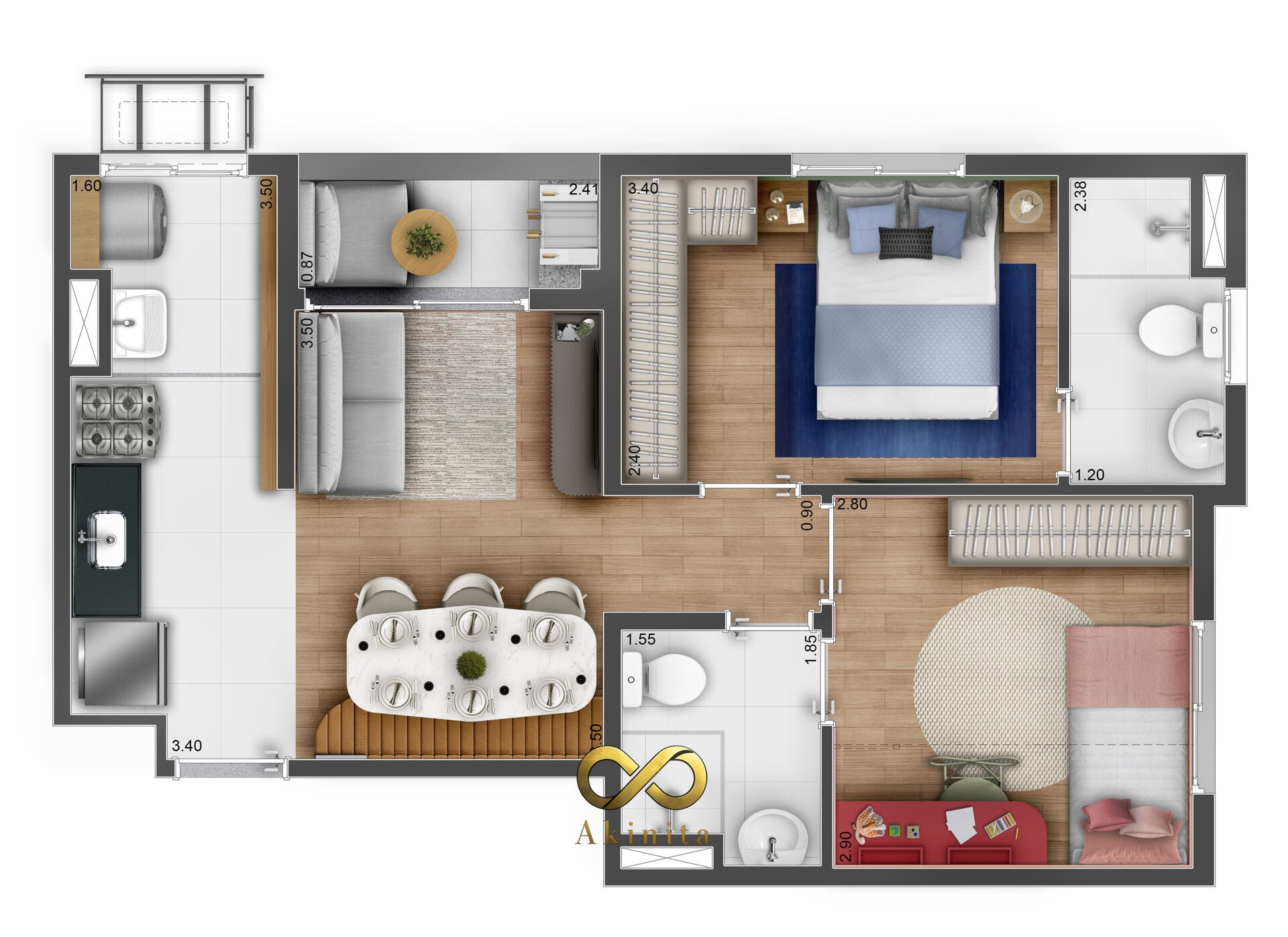 Apartamento à venda com 1 quarto, 1 suíte e 33m² no Braz Cubas, Mogi das Cruzes (SP) — foto 9 de 29