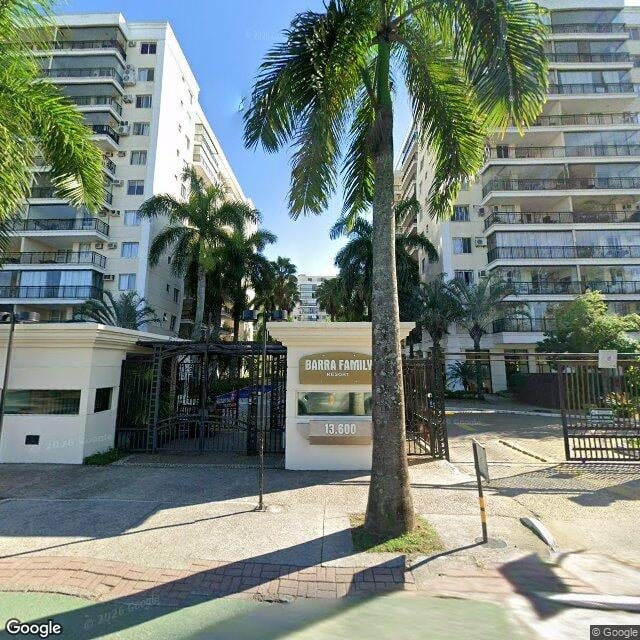 Imagem estática do "Street View" da localização