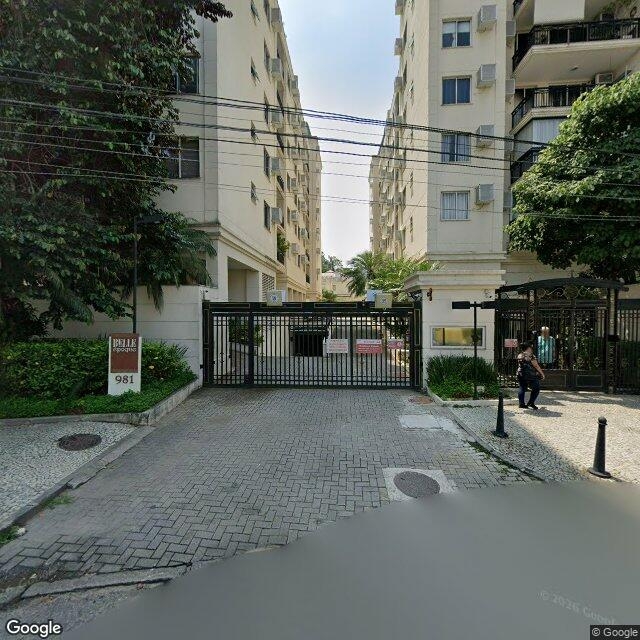 Imagem estática do "Street View" da localização