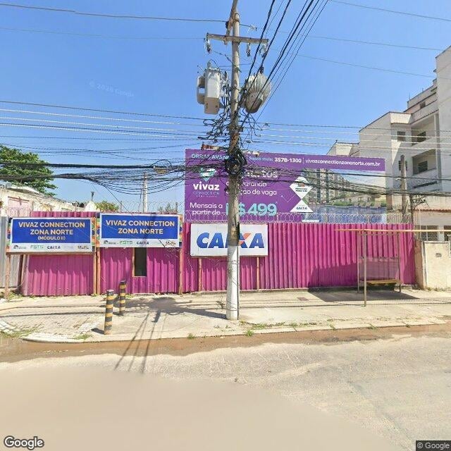 Imagem estática do "Street View" da localização