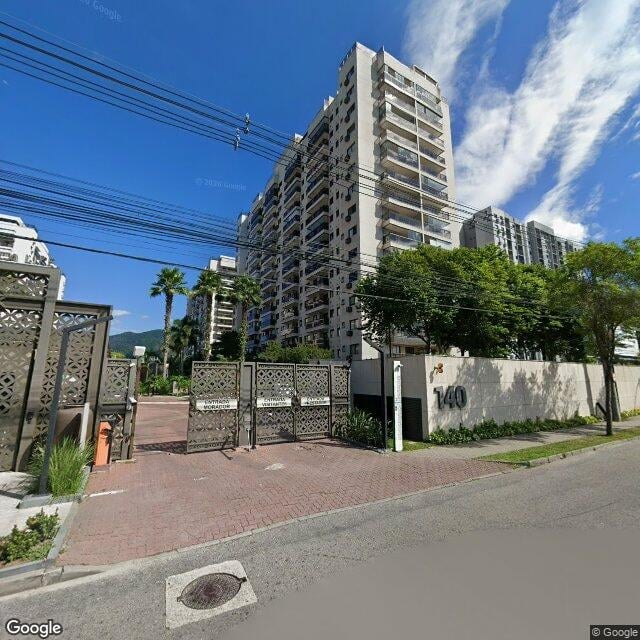 Imagem estática do "Street View" da localização