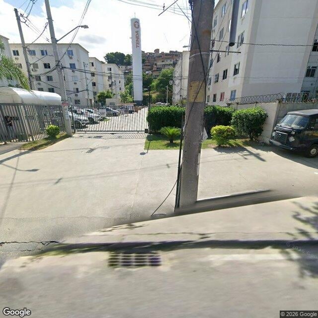 Imagem estática do "Street View" da localização