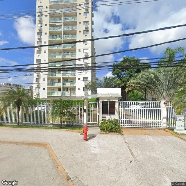 Imagem estática do "Street View" da localização