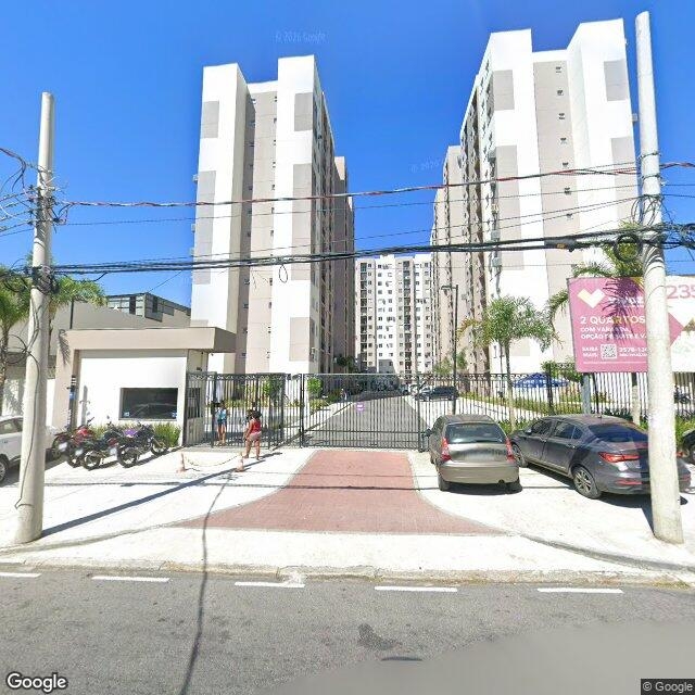 Imagem estática do "Street View" da localização