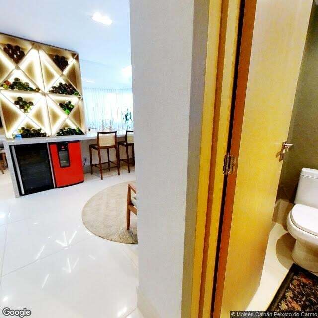 Imagem estática do "Street View" da localização