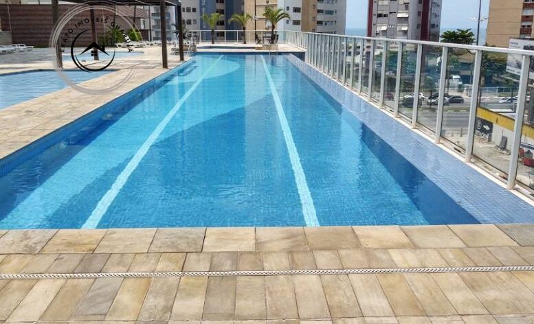 Apartamento de 02 dormitórios em condomínio-clube frente ao mar em Santos. - foto 21