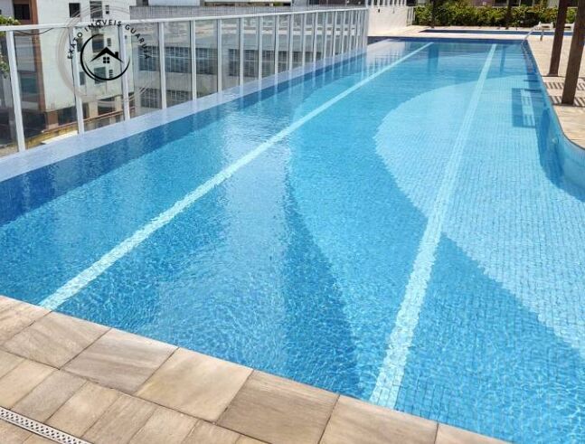 Apartamento de 02 dormitórios em condomínio-clube frente ao mar em Santos. - foto 20