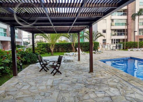 Apartamento de 02 dormitórios em condomínio-clube frente ao mar em Santos. - foto 24