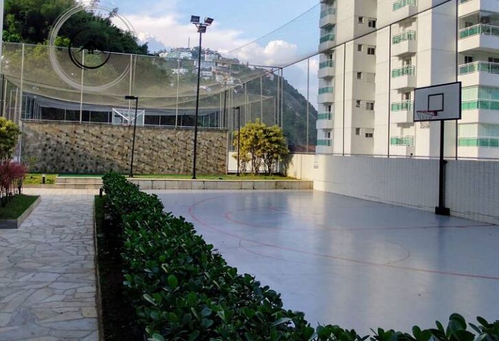 Apartamento de 02 dormitórios em condomínio-clube frente ao mar em Santos. - foto 31